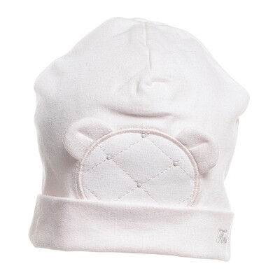 My First Collection G bonnet teddy perles / Blush - pi