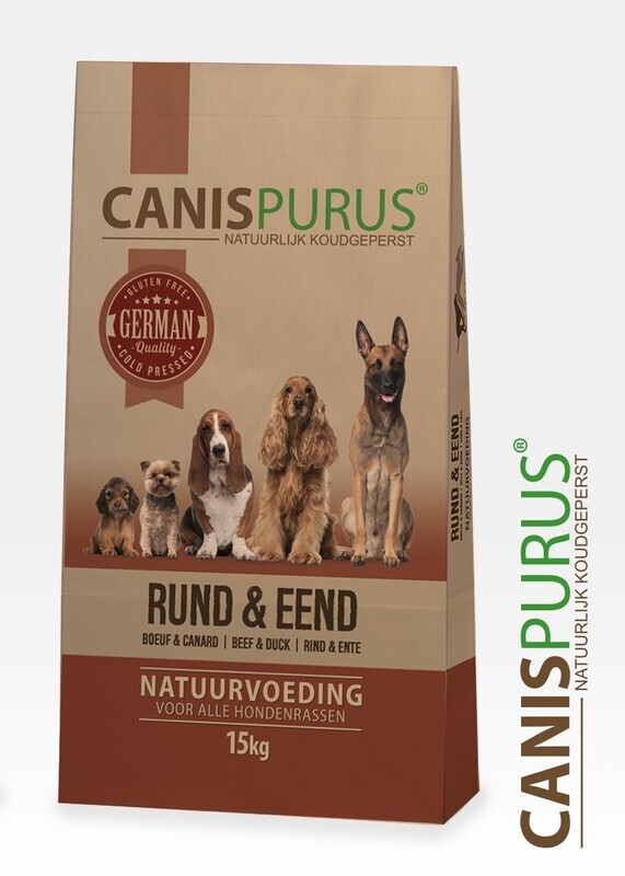 CP Koudgeperst brok - Rund &amp; Eend - 15kg