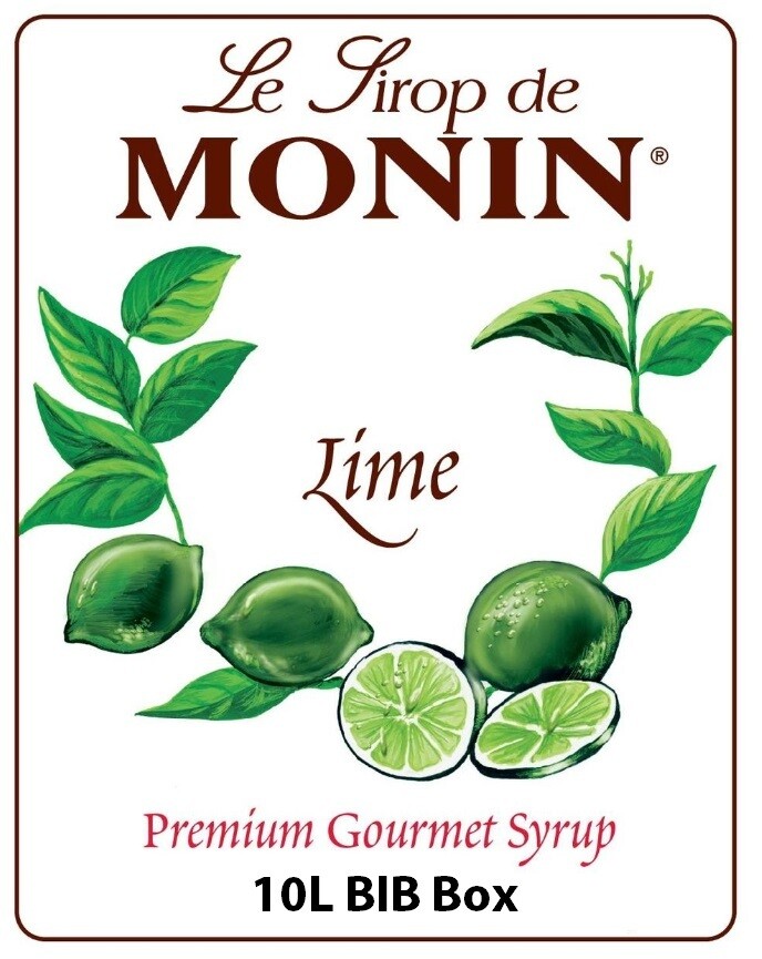 Monin Lime Citron Vert Syrup 10L BIB
