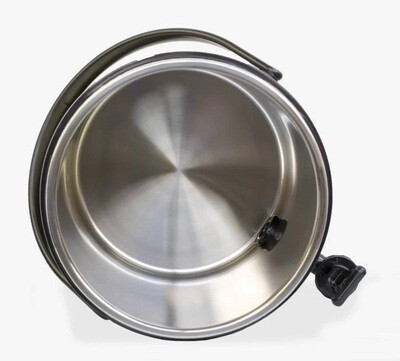 Black Stainless Steel Tea Bucket