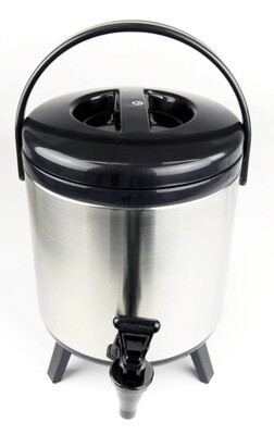 Black Stainless Steel Tea Bucket