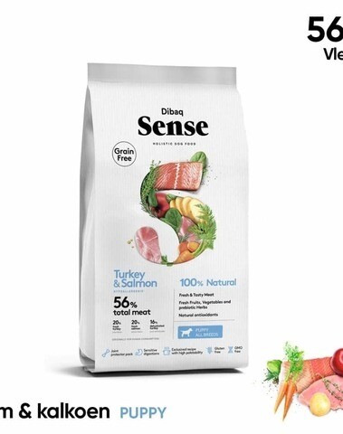 Dibaq Sense Salmon &amp; Turkey (Puppy) 12kg