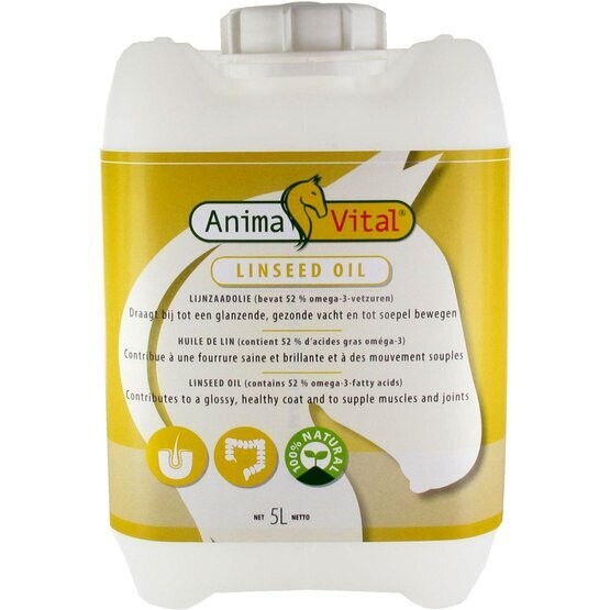 Animavital lijnzaadolie 5l
