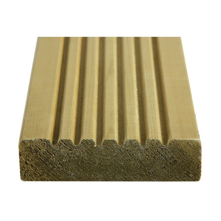Pressure Treated Decking Boards 120mm x 28mm x 3.3m