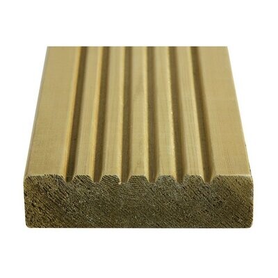 Pressure Treated Decking Boards 120mm x 28mm x 3.6m