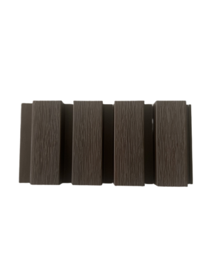 Composite Cladding - OPS, Brown 2.9m Slatted Composite Wall Cladding