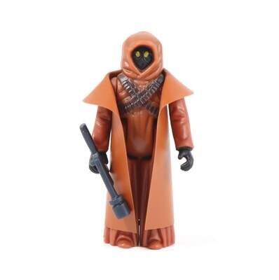 Custom Vintage Style Vinyl cape Utini figure with custom Blaster