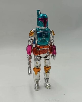 LOOSE Iconicon electroplated Fett and electroplated rifle