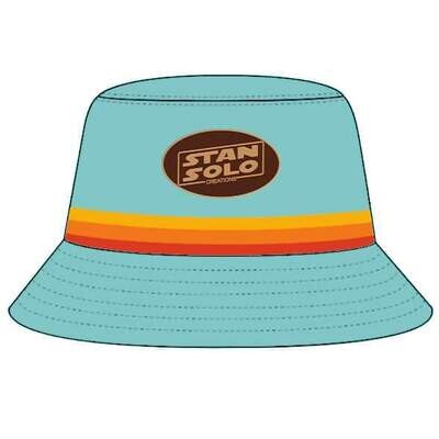 Stan Solo LARGE 61cm Bucket Hat (Turquoise) with retro trim