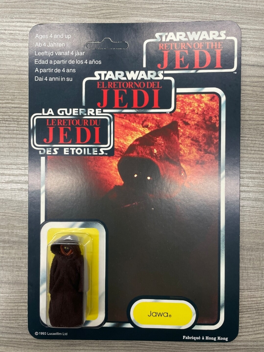 Carded Custom Vintage Style Jawa Tri-Logo