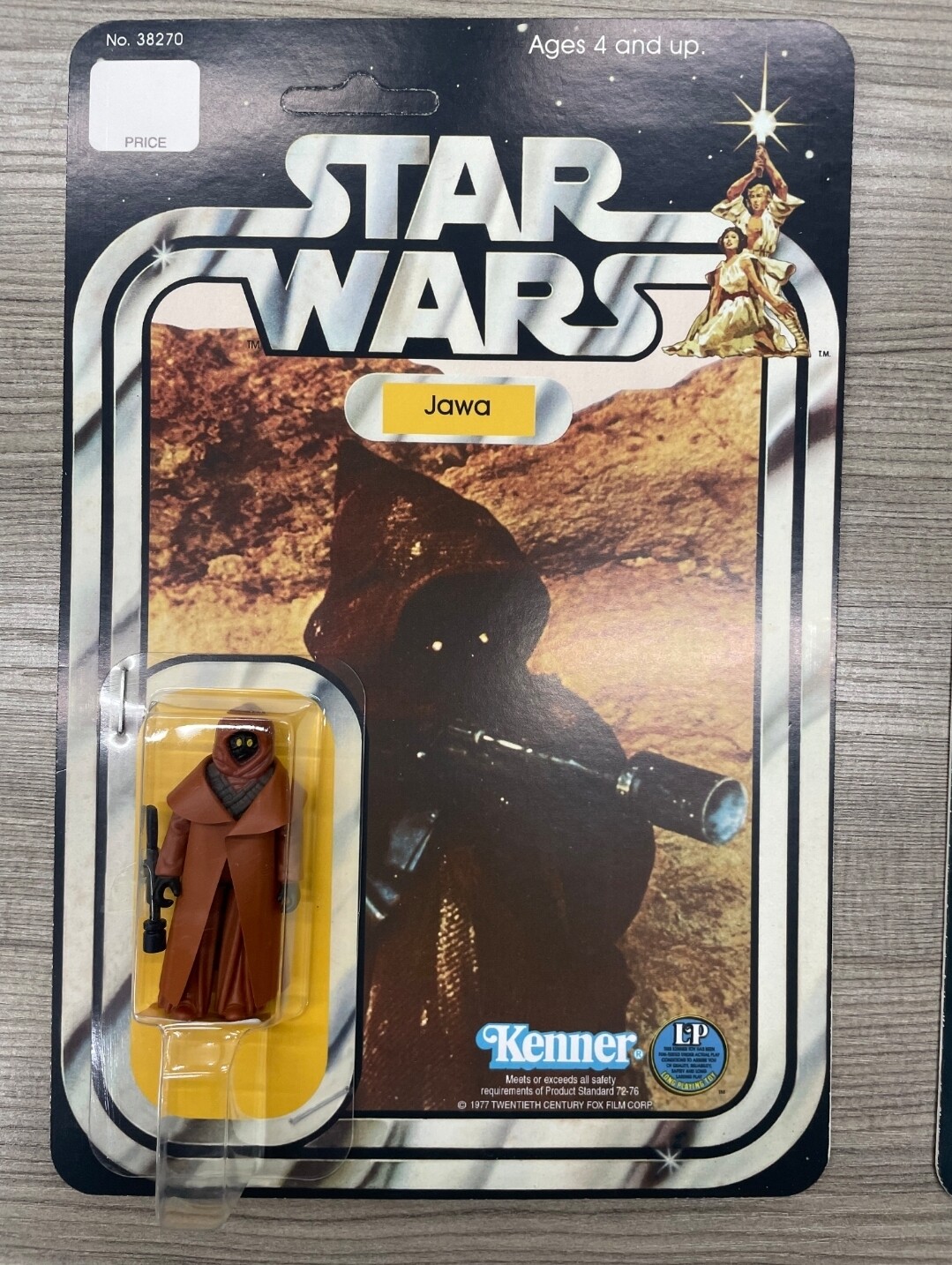 Carded Custom Vintage Style Vinyl Caped Jawa