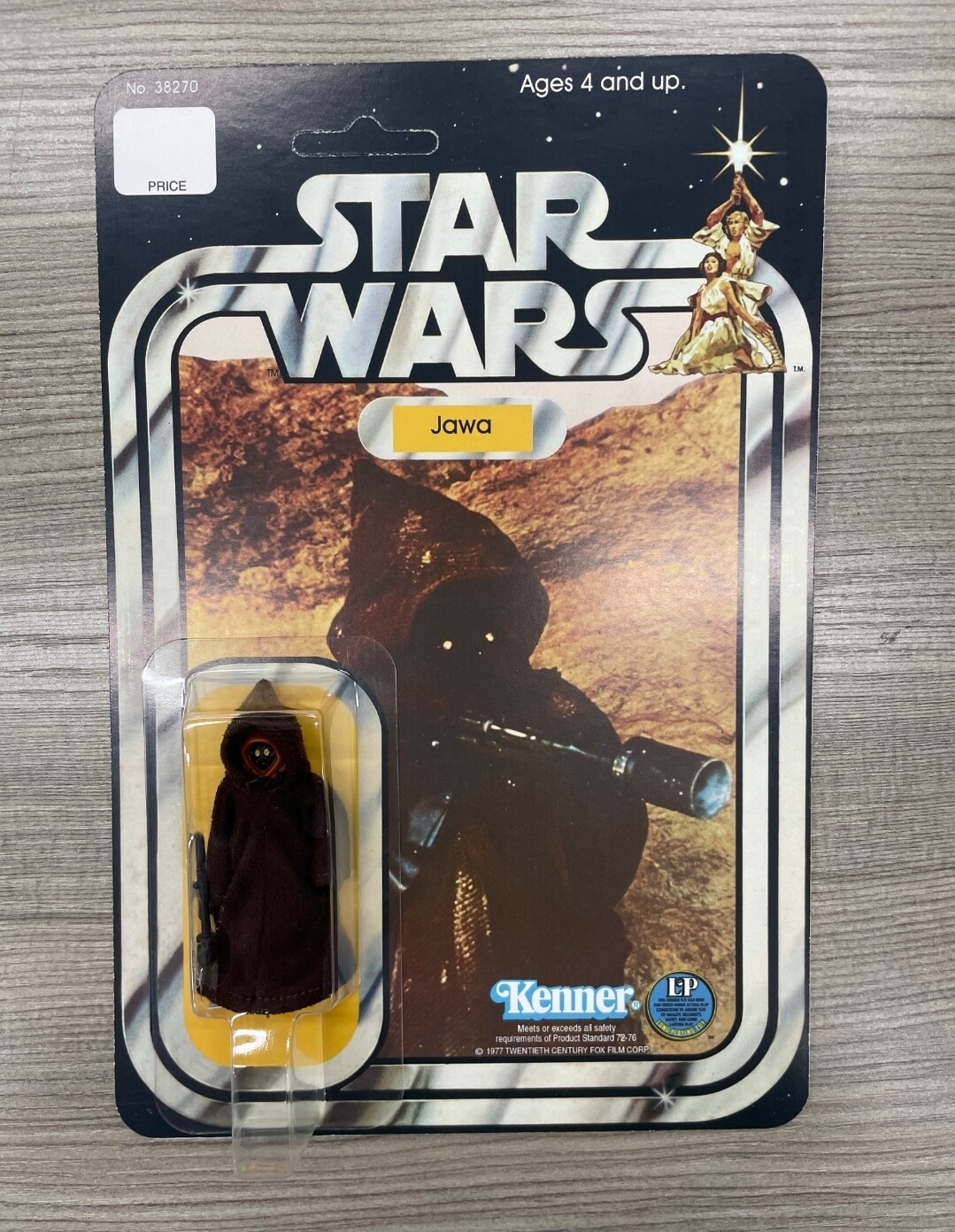 Carded Custom Vintage Style Cloth Caped Jawa