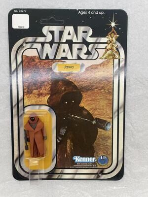 Carded Custom Vintage Style Vinyl Caped Jawa