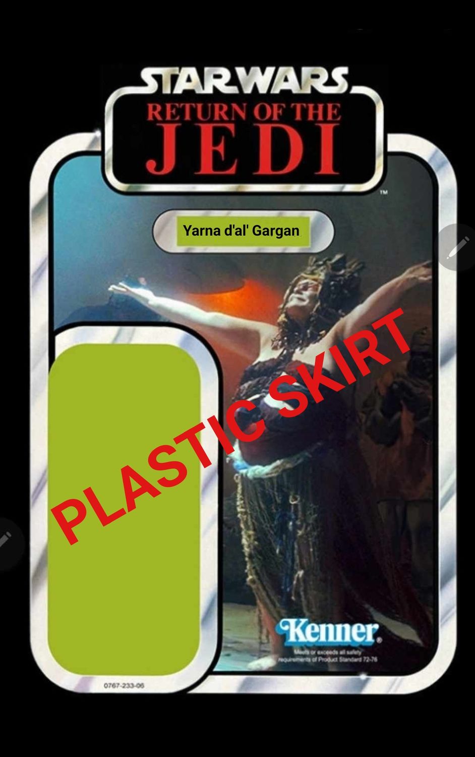 PRE-ORDER Custom Vintage Style CARDED Gargan figure with PLASTIC skirt, PLEASE don&#39;t order anything else apart from Gargan figures