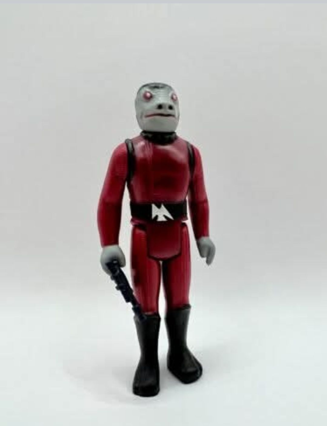 Custom Tall Red Snaggletooth with gun