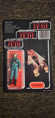 Custom Vintage style CARDED Tri Logo A Wing figure