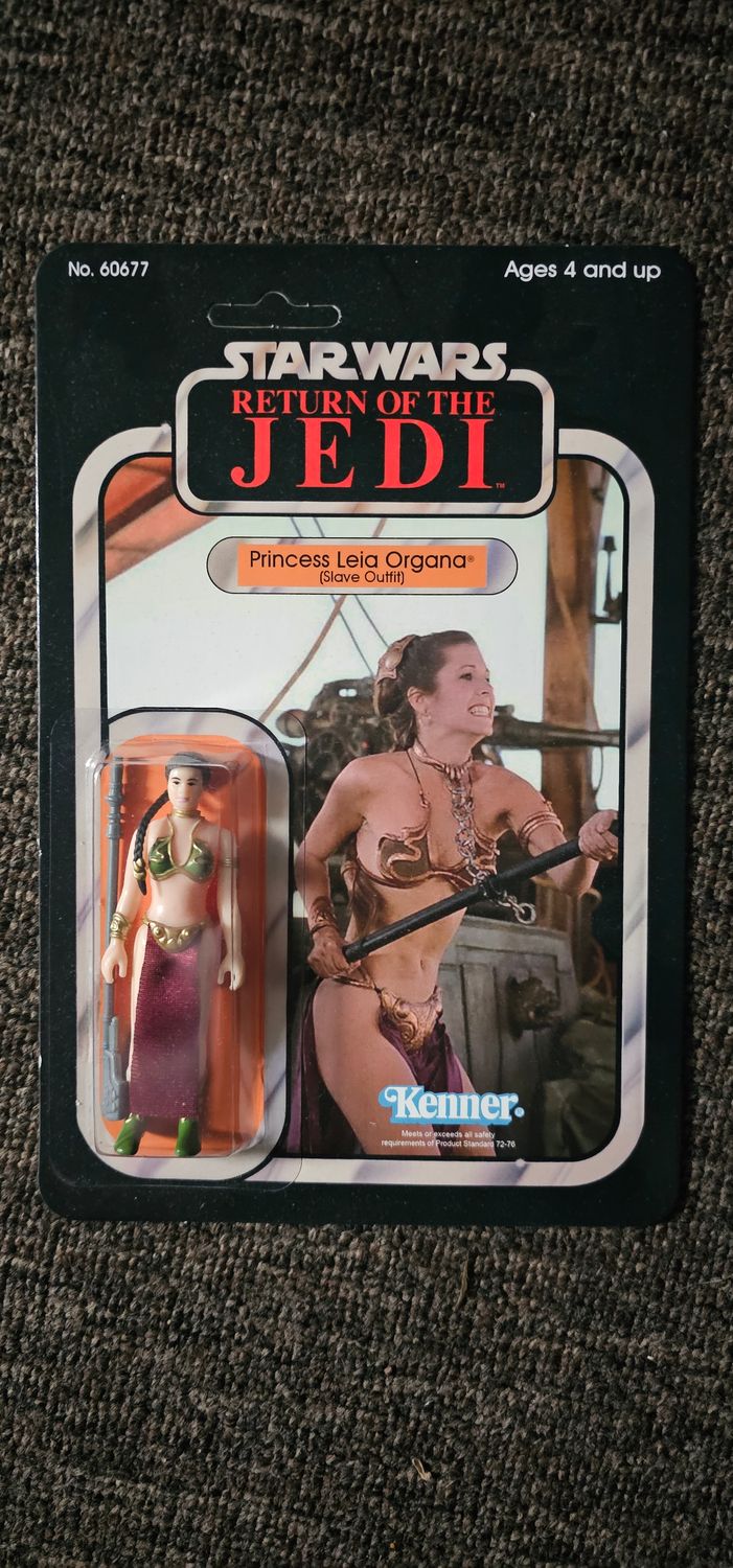 BLEMIISHED carded ROTJ Leia figure