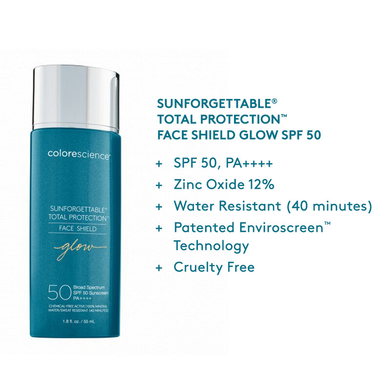 COLORESCIENCE SUNFORGETTABLE FACE SHIELD SPF 50 GLOW