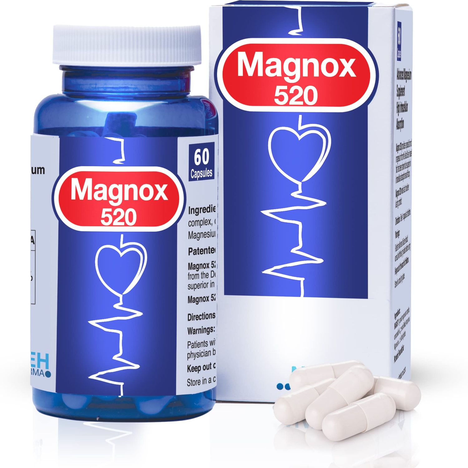 Magnox 520 БАД биологически активная добавка с магнием, 60 капсул