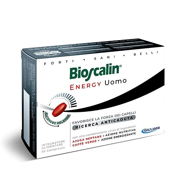 BIOSCALIN ENERGY БАД Биологически активная добавка против выпадения волос, 30 капсул