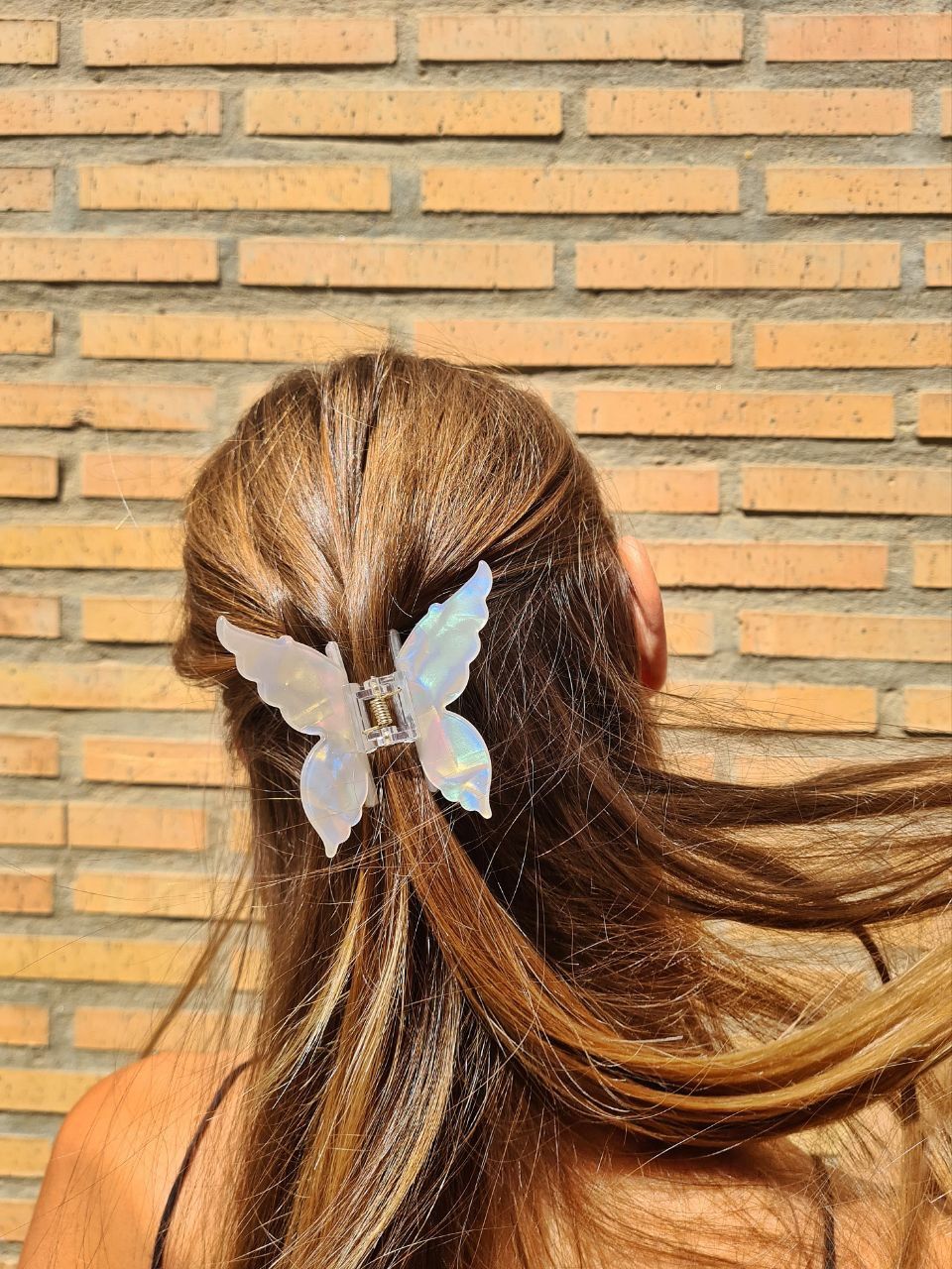 crab butterfly hair clip