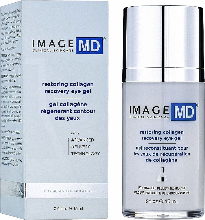 Крем-гель для век с пептидами IMAGE MD restoring collagen recovery eye gel