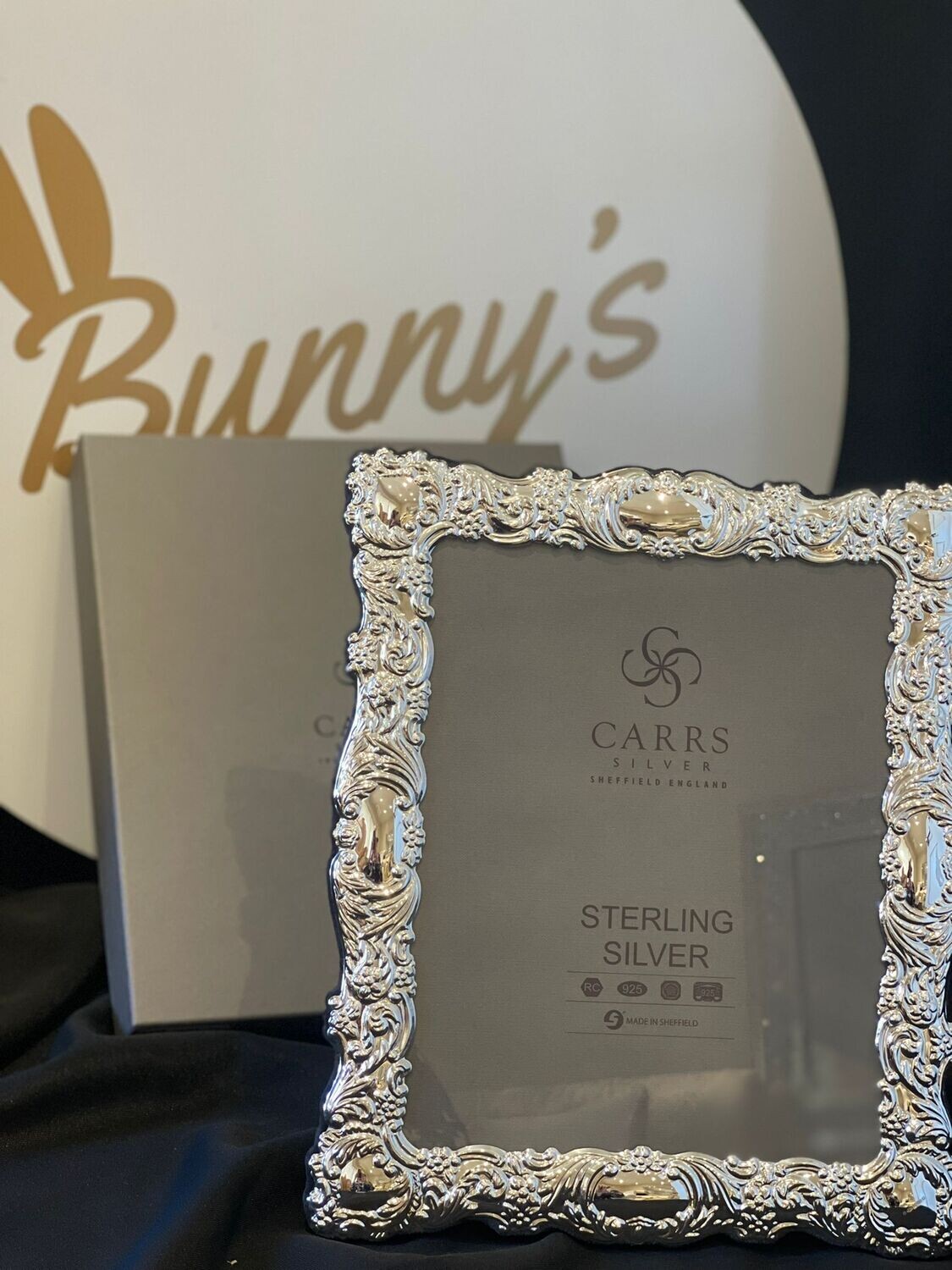 Carrs of Sheffield Sterling Silver Traditional Photo Frame 8" x 10" BA111