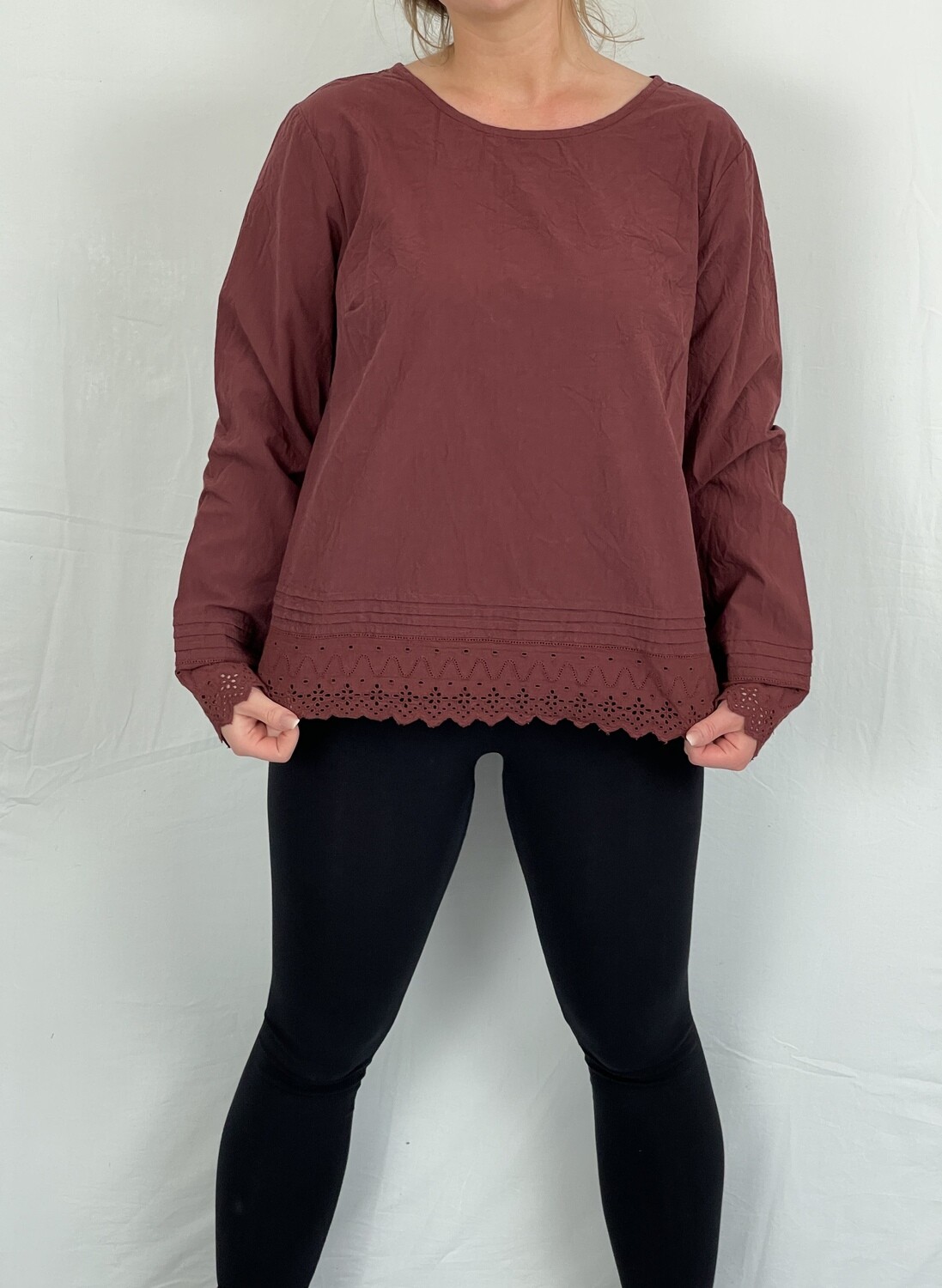 Ewa i Walla Bluse Maron 44815 S