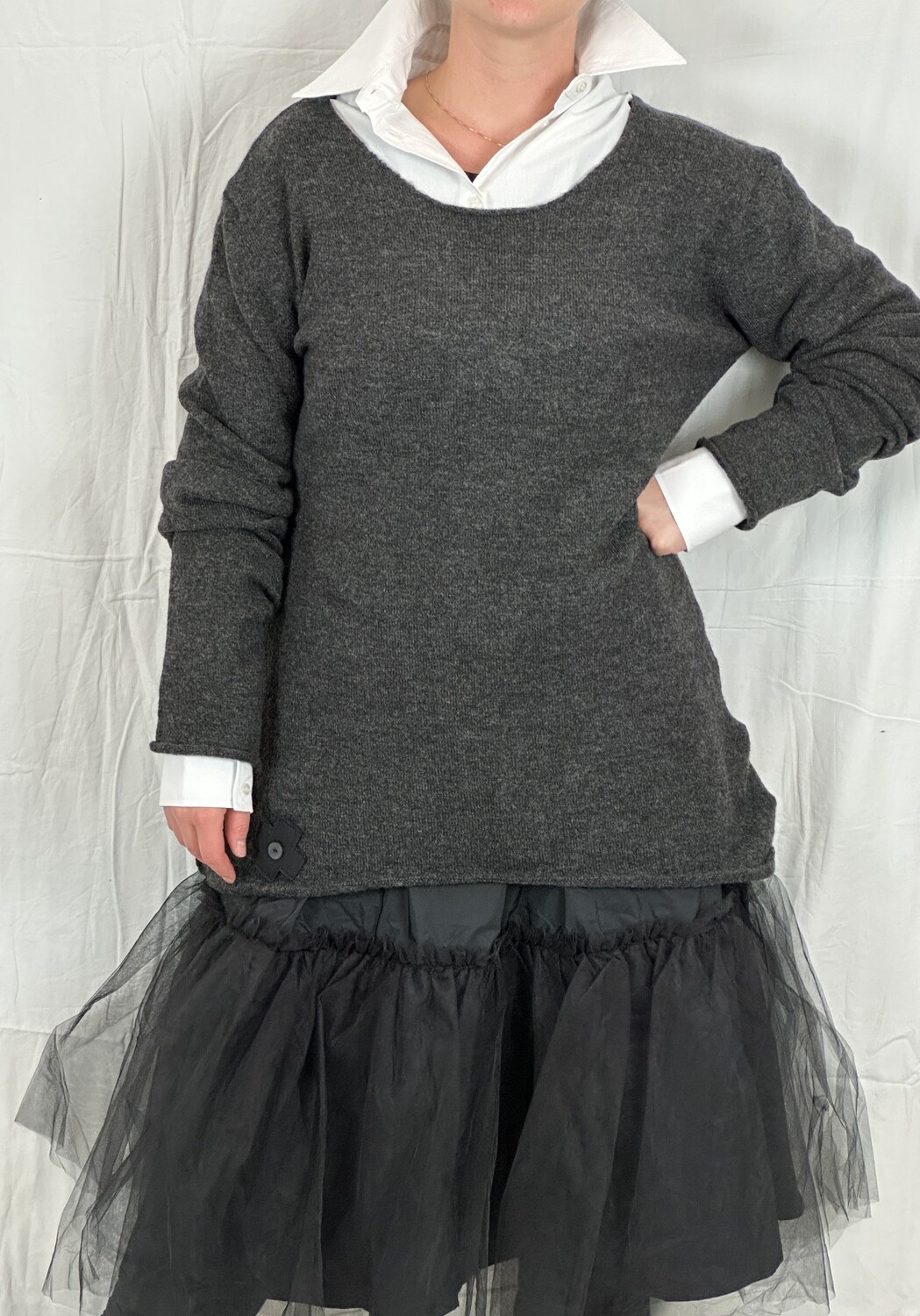 PLÜ / Pluslavie Pullover Anthra My Knit AW23