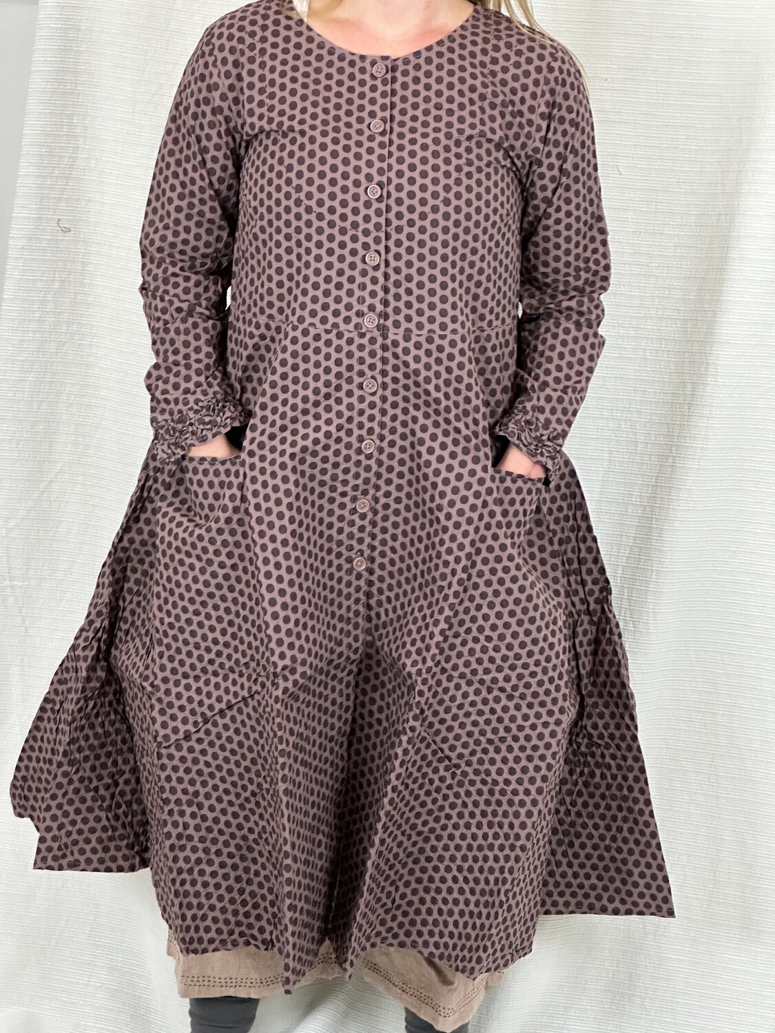 Ewa i Walla Kleid Flippa 55807 AW23 Dark Mauve S
