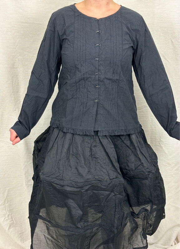 Ewa i Walla Bluse Emelie SS24 Black 44983 S