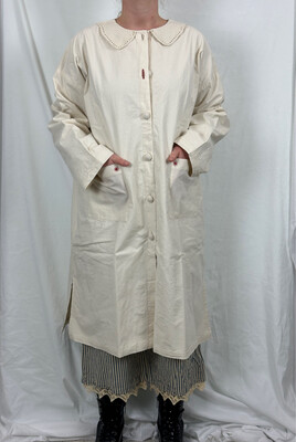 Ewa i Walla Mantel SS24 Katja 66750 Cream Greig Cotten