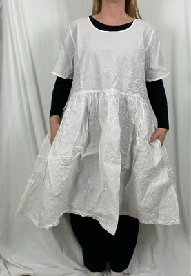 Ewa i Walla Kleid Alison SS24 Colour Cotten White 55859 S