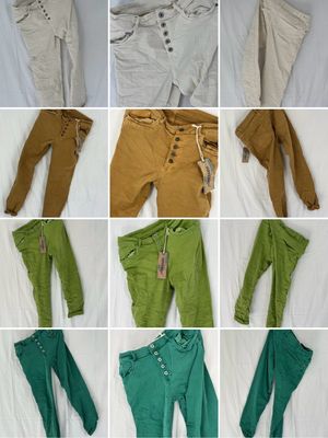 Melly &amp; Co Jeans Hose 5 Knopf S - M Uni