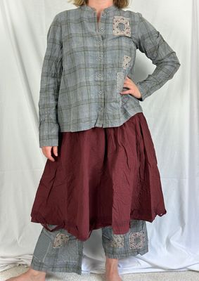 Ewa i Walla Rock Aila AW24 Burgundy One Size 22237