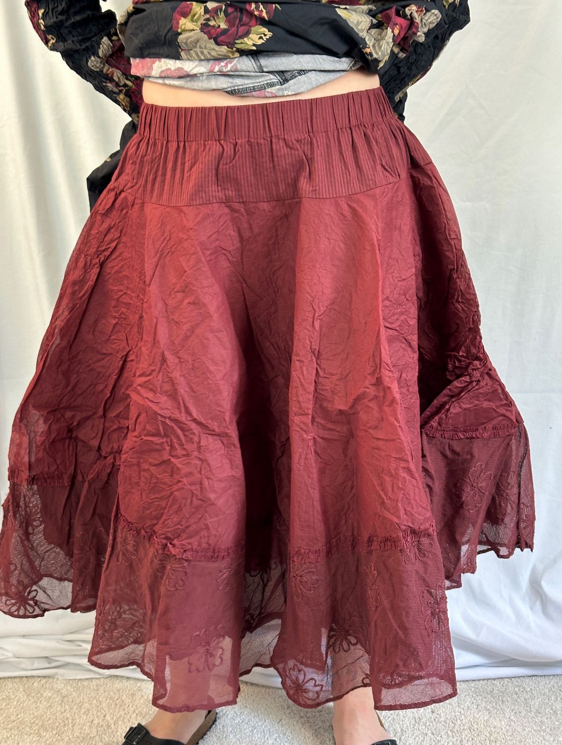 Ewa i Walla Rock Pirjo AW24 Burgundy 22253 XS
