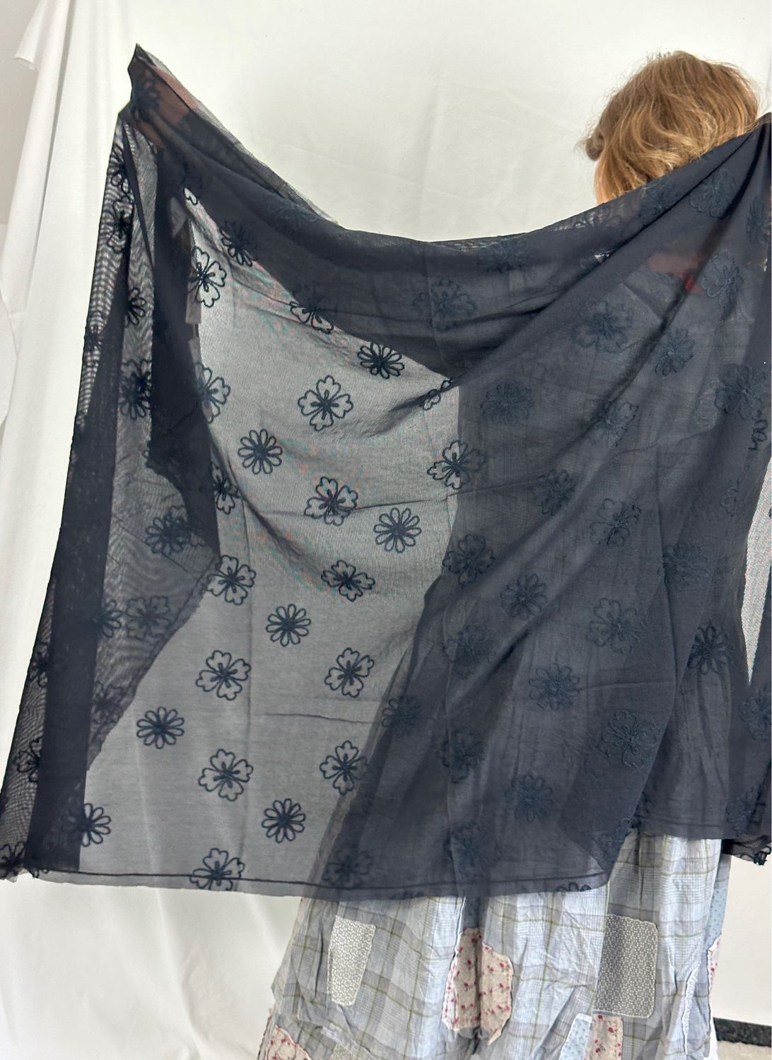 Ewa i Walla Schal / Tuch Gunilla AW24 Black 77599