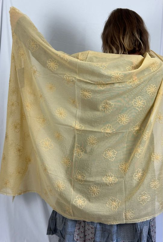 Ewa i Walla Tuch / Schal Gunilla AW24 Ecru 77599