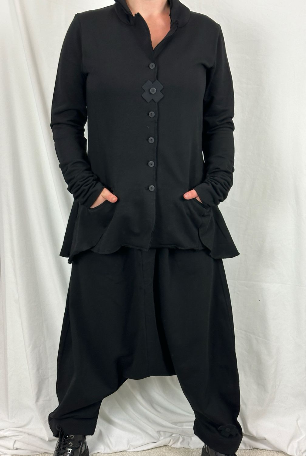 Pluslavie/PLÜ Sweat Blazer Black 8044 AW24 S
