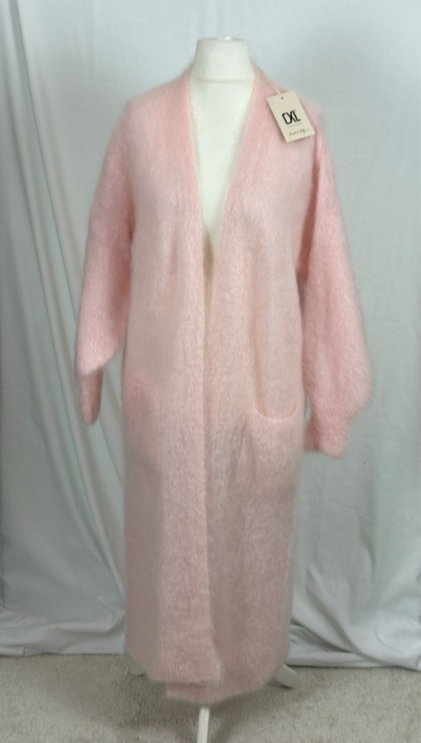Julia Wang CLX Strickmantel Cardigan One Size Zuckerwatte Pur 2024 div. Farben