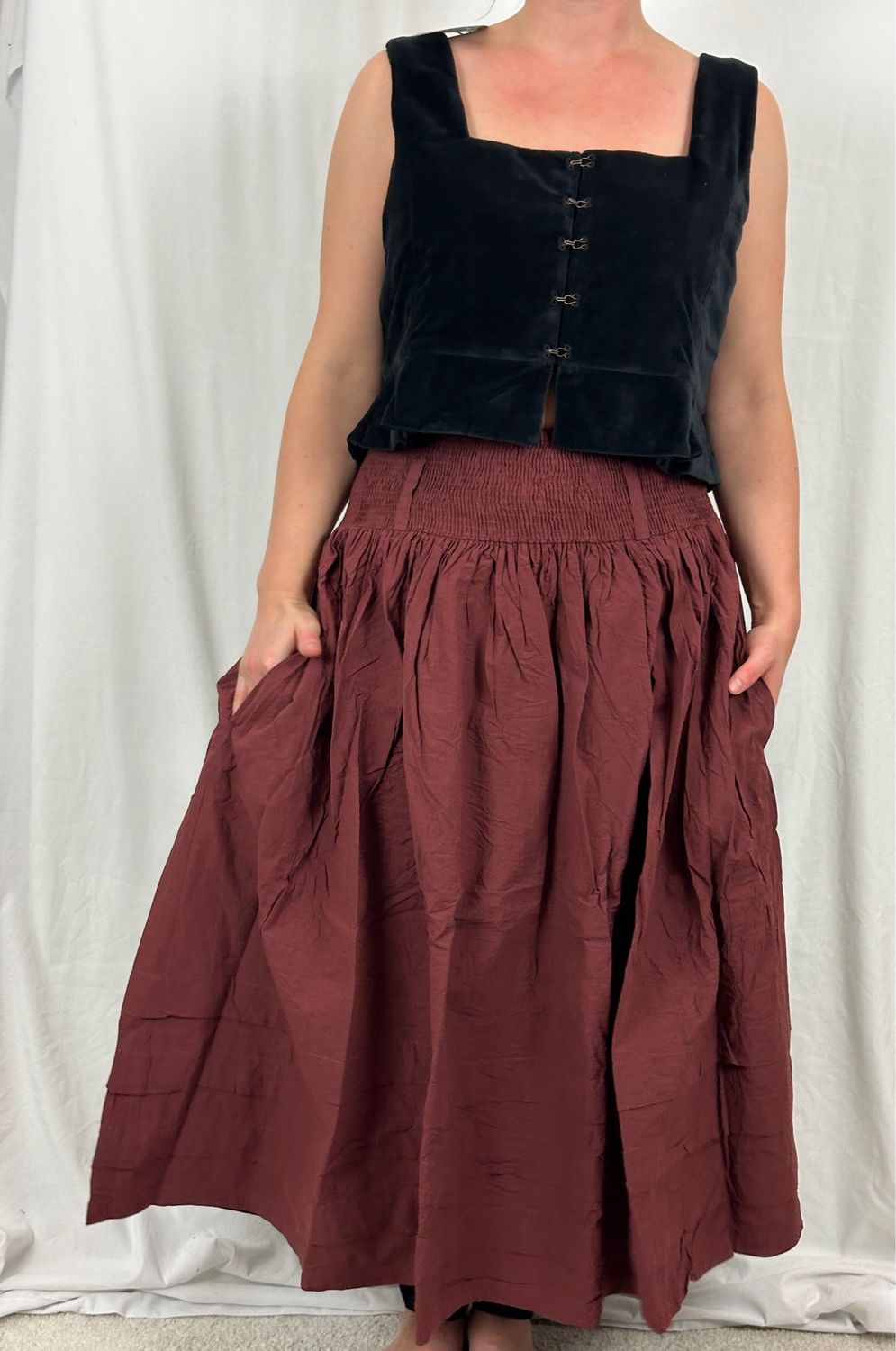 Ewa i Walla Rock Daniela Burgundy AW24 One Size 22238