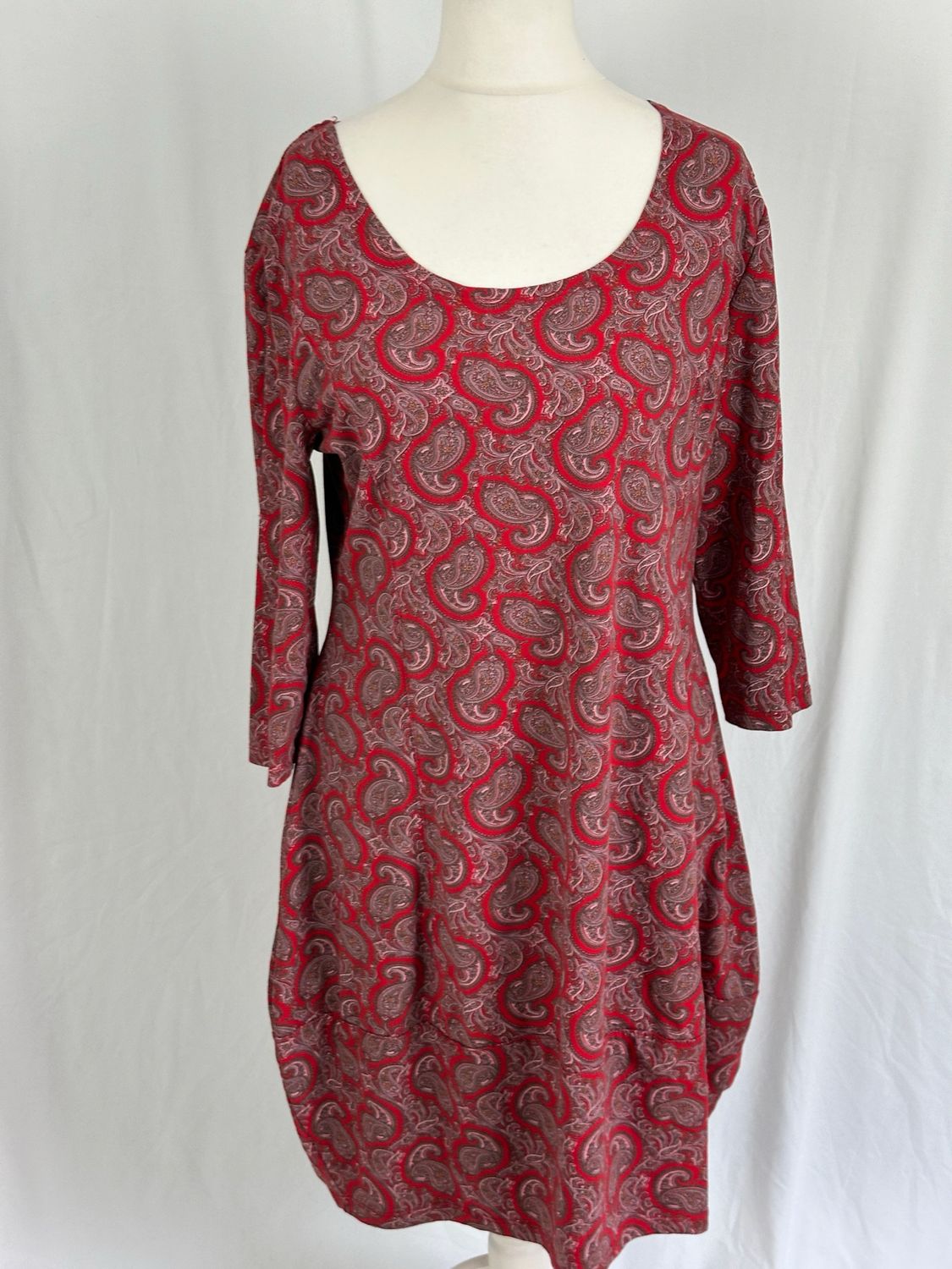 Julia Wang Ballonkleid Herbst 24 XL Print Grün