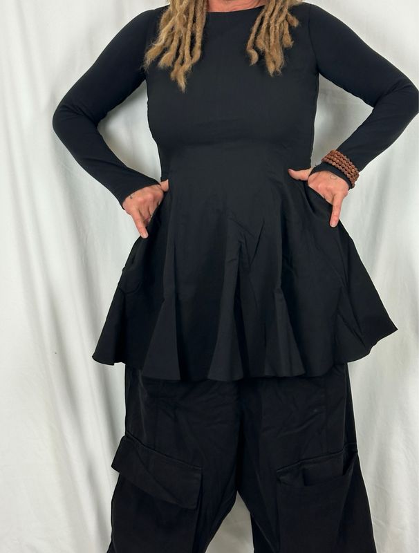 Pluslavie/PLÜ La Belle Dress SS25 Black 1123 XL