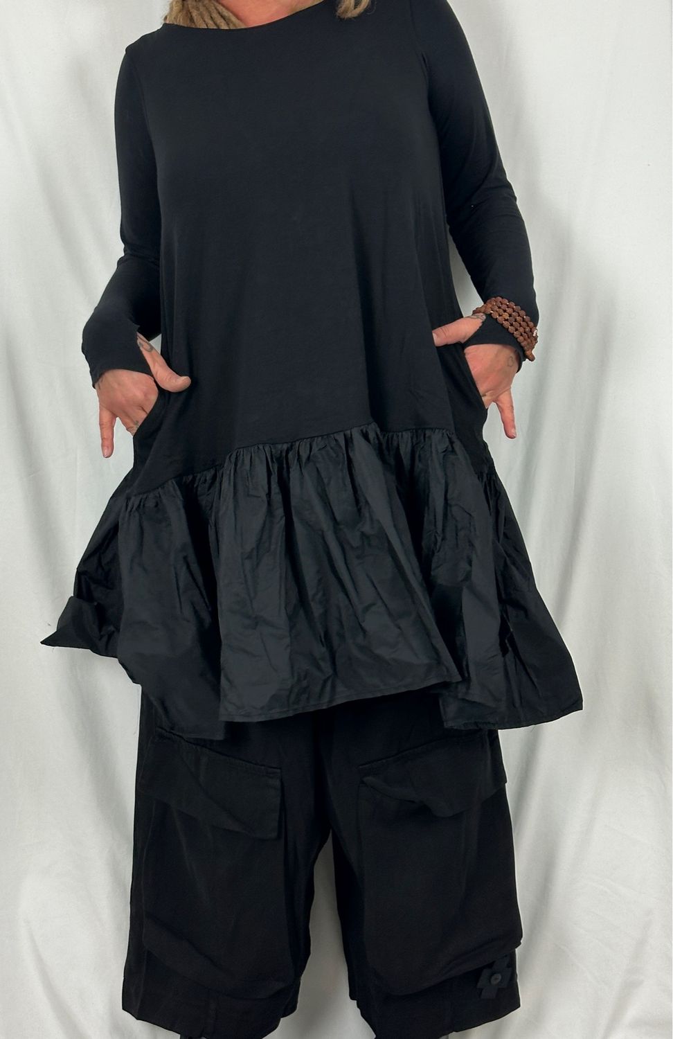 Pluslavie/PLÜ Dress Two Black SS25 1143