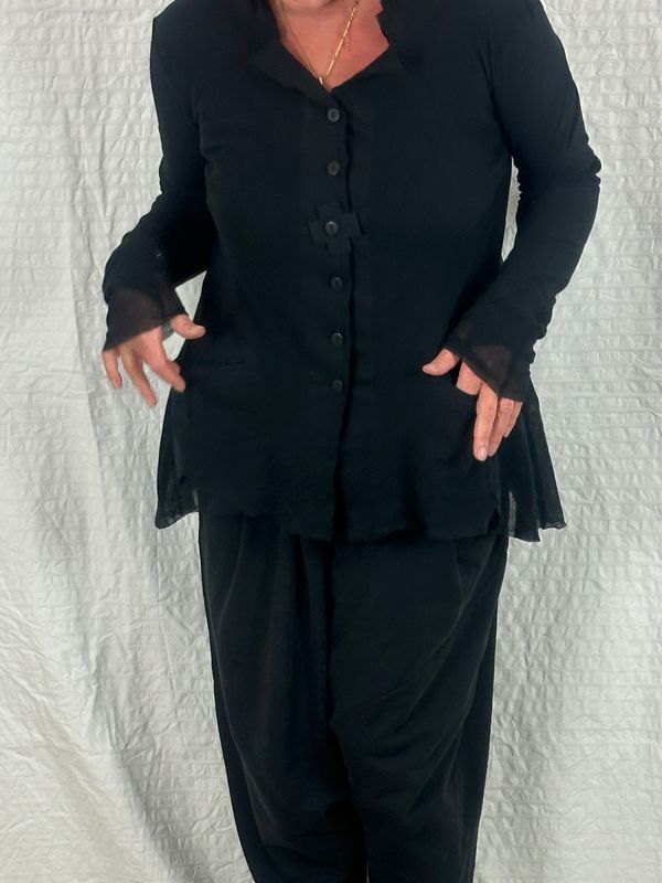 Pluslavie/PLÜ A Mash Blazer Black SS25 8046 L