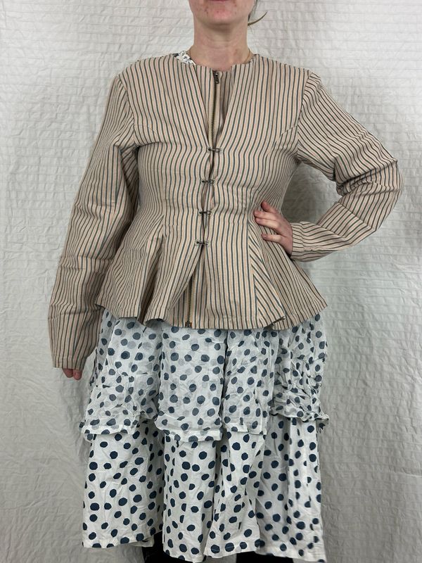 Ewa i Walla Teri Jacke SS25 Striped Twill 66766 Original M