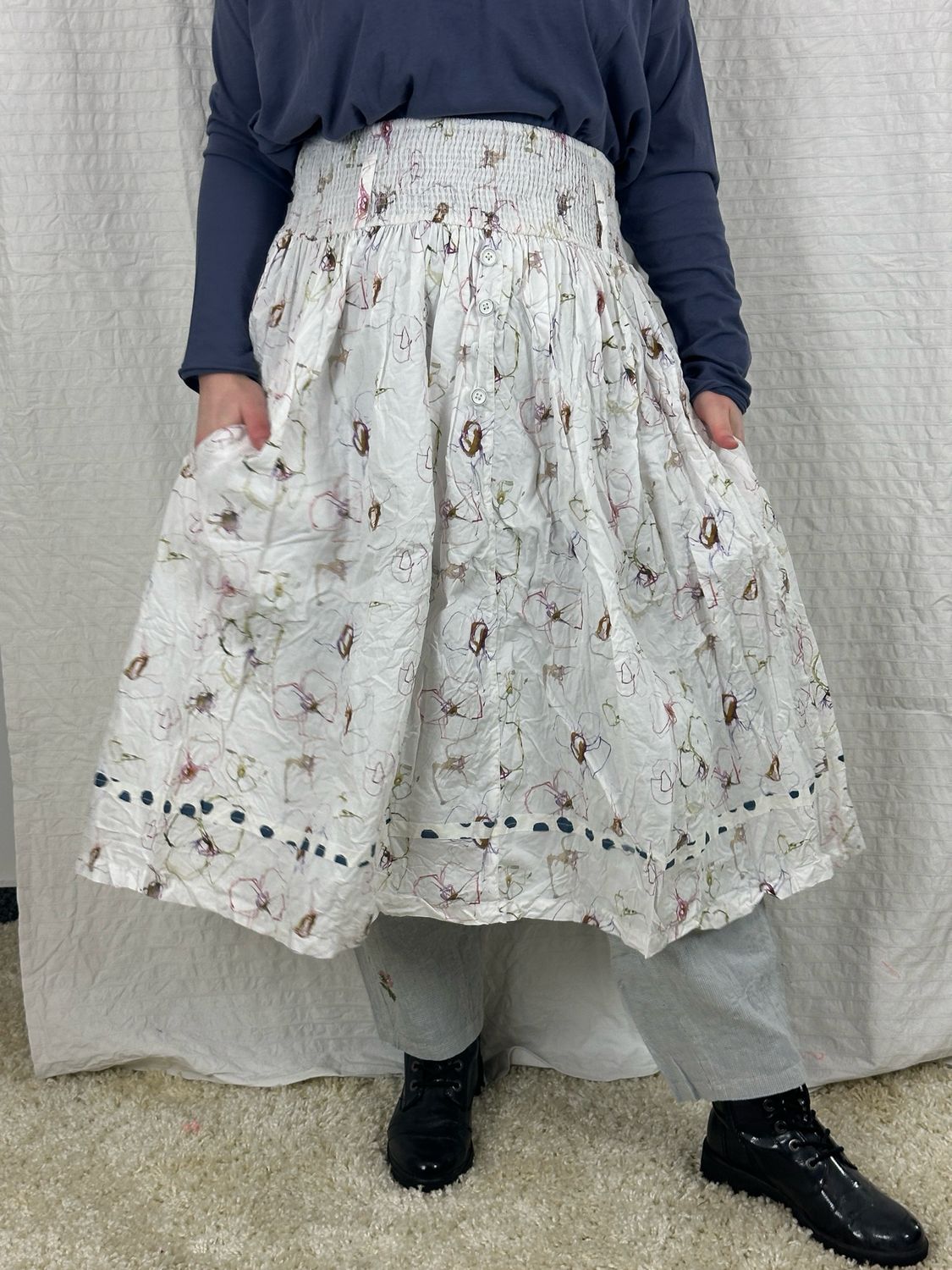Ewa i Walla Rock Isabella 22260 SS25 One Size Flower Cotten