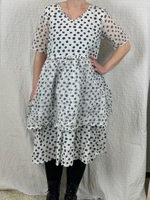 Ewa i Walla Kleid Dinti SS25 Original 55888 Dot Cotten Original M