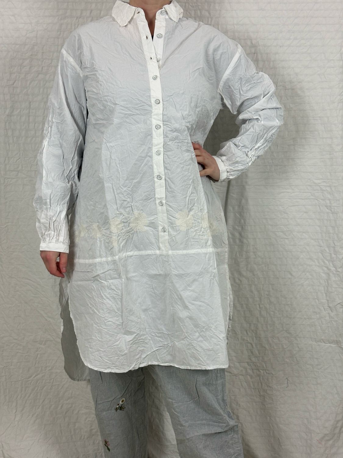 Ewa i Walla Bluse SS25 Linette 44128 White