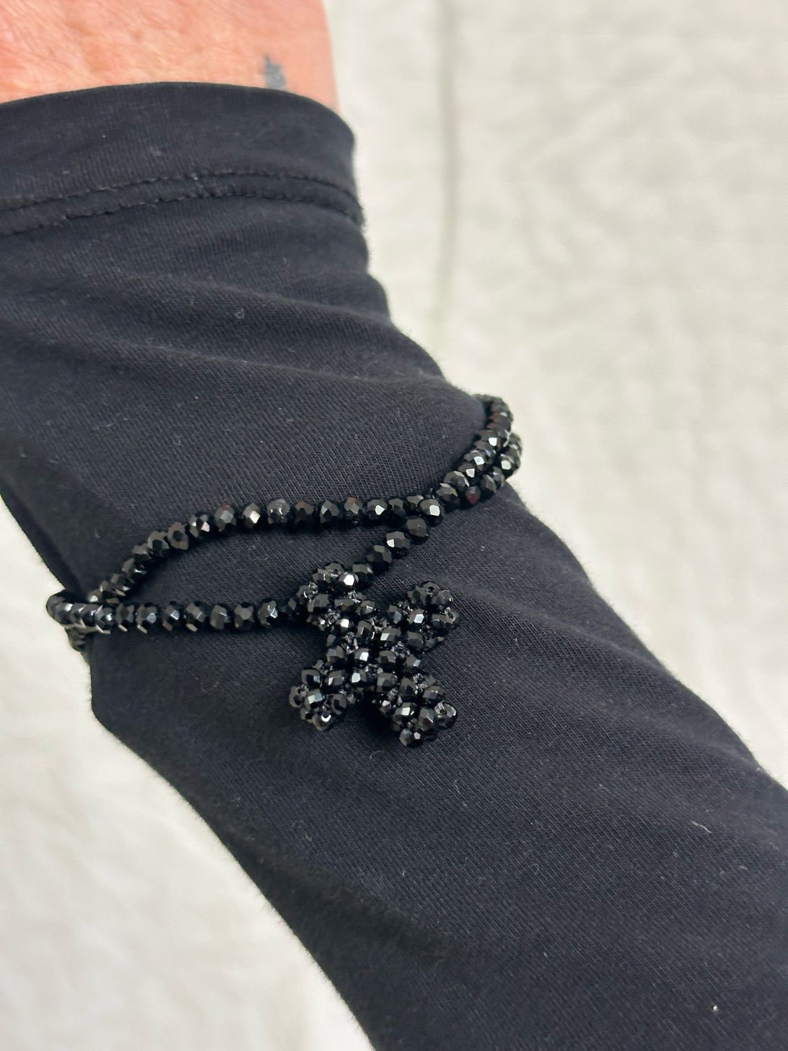 Pluslavie/PLÜ Anklet 4 One Size Black 1653 SS25